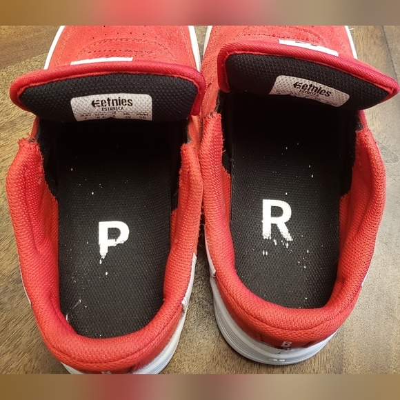 etnies Estrella Skate Shoes In Red By Ryan Sheckler Unisex Ms7, Ws8.5 - Picture 15 of 15